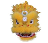 SBJKLYRN Costume de danse du lion, Tête Danse traditionnelle du lion Art populaire chinois Performance de danse dragon Sports plein air(G)