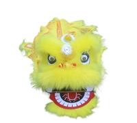 SBJKLYRN Costume de danse du lion, Tête Danse traditionnelle du lion Art populaire chinois Performance de danse dragon Sports plein air(I)