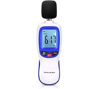SBJKLYRN Décibelmètre Moniteur de Niveau sonore Sonomètre Portable, testeur de décibels, Mesure du Bruit Audio 30 dBA ~ 130, écran LCD, équipement