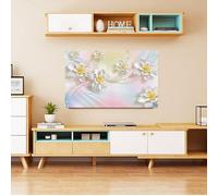 SBJKLYRN Housse TV, Housse de Protection for écran de télévision LCD, Protection résistante Contre la poussière en Tissu Doux for la décoration de la Maison, Couleur : B(B,58 60IN(140X85CM))