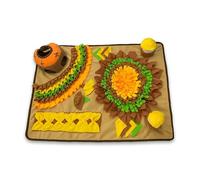 SBJKLYRN Jouet pour Chien， Grand Tapis à renifler for Chien, Jouet interactif for Dresser et soulager Le Stress, Tapis à renifler, Tapis d'alimentation Lente, 1 pièce, 87 x 49 cm(80x60cm)
