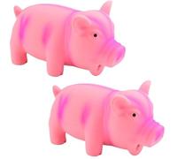 SBJKLYRN Jouet pour Chien， Jouets for Chiens, Jouets for Animaux de Compagnie, Jouets sonores à Presser, Cochon en Caoutchouc, Jouet couineur à mâcher résistant aux morsures, 2 pièces 03(3)
