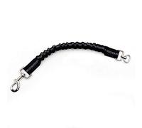SBJKLYRN Laisse pour Chien, Laisse Courte for Chien, Corde de Traction Solide et, d'extension à Haute élasticité, Lumineuse for Chat, Grise réfléchissante(Black)
