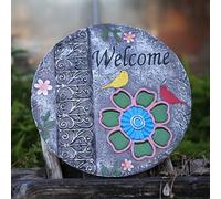 SBJKLYRN Pierre de Jardin， Pavé de Chemin dimensionnel de Style Rustique, Pierre décorative résineuse for aménagement paysager de parterres de Fleurs et de Jardins