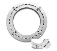 SBJKLYRN Plateau tournant pour Table, Base pivotante Lisse à 360 °, roulement à Billes de Plateau tournant en métal en Aluminium, for Table à Manger de Cuisine(16 inches (400mm))
