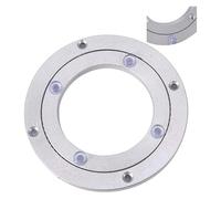 SBJKLYRN Plateau tournant pour Table, Grand Plateau tournant for Table à Manger, roulement métallique en Aluminium Robuste Lazy Susan, Pivot Rotatif à 360°(18 inches (450mm))
