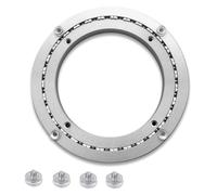 SBJKLYRN Plateau tournant pour Table, Lazy Susan - roulement Rotatif à 360 degrés, Organisateur en Aluminium for Table à Manger, TV, Moniteur d'ordinateur(18 inches (450mm))