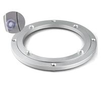 SBJKLYRN Plateau tournant pour Table, Lazy Susan Smooth 360 Base pivotante rotative, roulement de Plateau tournant Circulaire en métal Rotatif en Aluminium(32 inches (800mm))