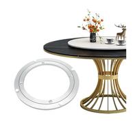 SBJKLYRN Plateau tournant pour Table, Roulement Rotatif en métal en Aluminium Robuste, Plaque pivotante Lisse for Table à Manger Ronde(10 inches (250mm))