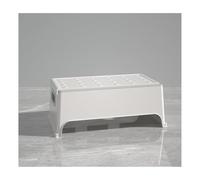 SBJKLYRN Repose-Pieds, Tabouret de Salle Bain, Combinaisons Multiples possibles, Fixation par clipsage, multifonctionnalité, Transformation Flexible(White)