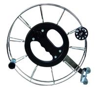 SBJKLYRN Roulette du cerf-Volant， Enrouleur de cerf-Volant d'extérieur en Acier Inoxydable, Roue Anti-Retour silencieuse(26cm)