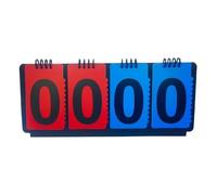 SBJKLYRN Tableau d'affichage, Tableau de Bord Manuel, Cartes de Score à Retourner, Compteur de Score for Basket-Ball, Football, Volley-Ball, Tennis, Sports(4 Digits)