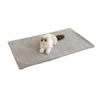 SBJKLYRN Tapis pour lit d'animal, Confortable et Chaud, antidérapant Durable, Facile à Nettoyer, for canapé, Cage, lit for Animal de Compagnie(Gray,Small)
