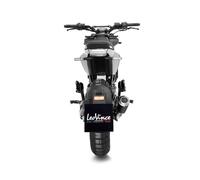 Silencieux LeoVince SLIP-ON SBK LV-10 Black Edition en acier inoxydable noir pour Svartpilen 125/401