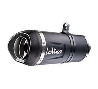 SBK LV ONE EVO 2/1 MT-07/TRACEUR MT-07/XSR 700 INOX NOIR avec catalyseur