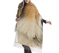 SBKGBIEHG Écharpe d'étole belle écharpe de chien de race Sheltie pour femmes écharpes d'hiver pour dames écharpes douces écharpe pour cadeaux femmes mariage 72 x 197 cm, Comme indiqué sur la photo,