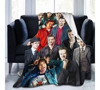 SBKGBIEHG Joseph Quinn Couverture douce et confortable pour canapé, bureau, voiture, camping, yoga, voyage, décoration de la maison, plage, cadeau, 152,4 x 127 cm