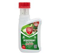 PROTECT EXPERT Désherbant Ultra Concentré - Polyvalent - Effets Visibles Sous 3h - 400ml - Jusqu’à 177m² Traités - Bidon Auto Doseur PROHERBIOU400