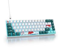 SbocKeeb Clavier Gamer 60 Pourcent sans Fil, American QWERTY, Tri-Mode Clavier Gaming 65% Mécanique Rétroéclairage RGB- Compact Mini Clavier Bluetooth