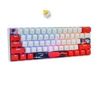 SbocKeeb Clavier Gamer sans Fil, Clavier Gaing 60% Mécanique American QWERTY, Rétroéclairage RGB- Compact Mini Clavier Bluetooth