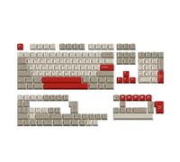SbocKeeb PBT Cherry Lot de capuchons de touches rétro pour claviers mécaniques Cherry Classic Red