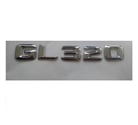 SBOJI Autocollant chromé 3D en Plastique ABS for Coffre de Voiture, Lettres arrière, Mots, Badge, emblème, Compatible avec Mercedes Benz Classe GL GL320 Logo de Voiture
