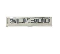 SBOJI Chrome» SLK 300" Autocollant de décalcomanie de Lettre d'insigne de Mot de Lettres arrière de Coffre de Voiture Compatible avec Mercedes Benz SLK300 Logo de Voiture
