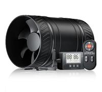 SBONNI Ventilateur Extracteur d'Air Hygroréglable et Thermoréglable, Timer, Ventilation Automatique, 6 Vitesses, Silencieux, Protection Surchauffe, Pour Salle de Bain, Cuisine, Cave, Garage, Serre