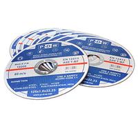 SBS A60 T-BF Lot de 10 disques de tronçonnage EN12413 pour affûteur d'angle type Flex 125 x 1,0 x 22,23 mm