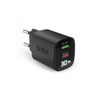 SBS Adaptateur Secteur USB-C LCD 30W, Power Delivery (3.0 PPS)