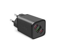 SBS Alimentation SBS 65W, Technologie GaN, Power Delivery (PD), Recharge Rapide, Adaptive Fast Charge (AFC), Chargeur USB-C et USB-A, Chargeur pour iPhone, Samsung, Ordinateur Portable, Noir