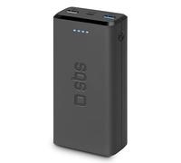 SBS Batterie externe Powerbank 20 000 mah, 1x USB-C + 2x USB-A