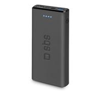 SBS Batterie externe PowerBank slim Fast charge 10.000, noire