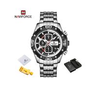(SBS-BOX) NAVIFORCE Montres de sport pour hommes Marque de luxe Militaire Étanche Montre-bracelet en