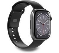 Bracelet pour montre Silicone App Watch Noir-boîtier 42-44-45-49