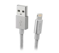 SBS Câble lightning - USB-A, connecteur métal, 1m