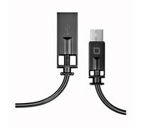 SBS Câble USB type C 100 cm - Câble de charge durable avec revêtement métallique, connecteur USB 2.0 et USB C - Idéal pour MacBook, MacBook Pro, ordinateur portable