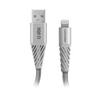SBS Câble USB ultra résistant en fibre Usb-Lightning / 1.5m