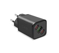 SBS Chargeur multiport 140W, 2 Ports USB-C, 1 Port USB-A, GaN, Power Delivery, Compact, idéal pour Smartphones Android, iPhone, Tablette, MacBook, Ordinateur Portable