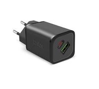 SBS Chargeur multiport 65W, 1 Port USB-C, 1 Port USB-A, GaN, Power Delivery, Compact, idéal pour Smartphones Android, iPhone, Tablette, MacBook, Ordinateur Portable