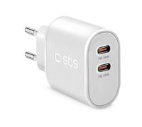 SBS Chargeur Secteur Power Delivery 35 W 2X USB-C