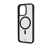 SBS Coque Mag Frame - Coque iPhone 16 Pro MagSafe pour iPhone 16 Pro - Souple et Durable, Anti-Choc Protection Anti-Rayures et Protection de la Caméra - Matériau TPU - Design Mince Transparent et Noir