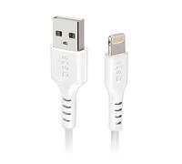 SBS Mobile Câble de charge et données C-89 USB 2.0 Lightning pour iPhone Blanc