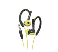 SBS Écouteurs intra-auriculaires stéréo Runway Sport avec écouteurs, microphone et bouton de réponse, jaune et noir, taille unique