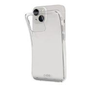 SBS Mobile Étui support Coque Skinny iPhone 15 TESKINIP1561T Transparent Design minimal Sécurité