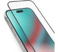 SBS Full Cover - Apple iPhone 15 Pro Max Verre blindé Protection d'écran en verre trempé - Respect de la coque - Noir