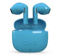 SBS Go Pods Casque True Wireless Stereo (TWS) Ecouteurs Appels/Musique USB Type-C Bluetooth Bleu