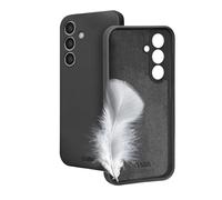 SBS Instinct Coque pour Samsung S25 - Compatible avec Chargement sans Fil, Surface Soft-Touch, Douce au Toucher et intérieur en Microfibre, Protection Appareil Photo et Touches, matériau TPU, Noir