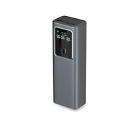 SBS PowerBank LCD 100W, 20000mAh, Power Delivery (PD 3.0 PPS), AFC, PowerBank avec Recharge Rapide, Écran LCD Avancé, USB-C, USB-A, Chargeur Portable de Voyage, Design Compact, Gris