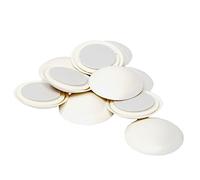SBS® Lot de 10 butoirs de porte - Diamètre : 40 mm ou 60 mm - Auto-adhésifs ou à clouer/visser - Blanc - Protection murale - Butoir de porte - Amortisseur de porte (60 mm)